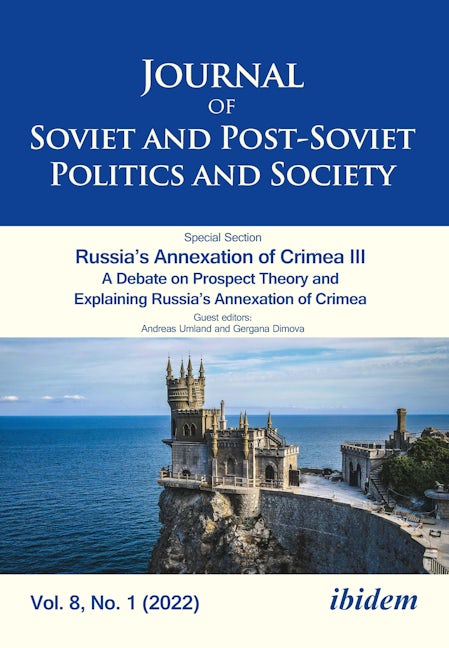 Book cover image for Journal of Soviet and Post-Soviet Politics and Society ISBN: 9783838217369